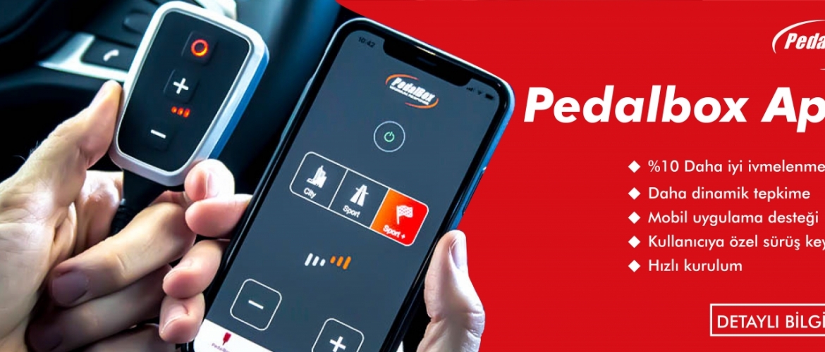 Akıllı Telefonlarla Kontrol Sağlayan Yeni Sistem Pedalbox'da!
